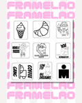 Transferstickerbogen „Minions“