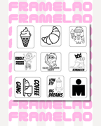 Transferstickerbogen „Minions“