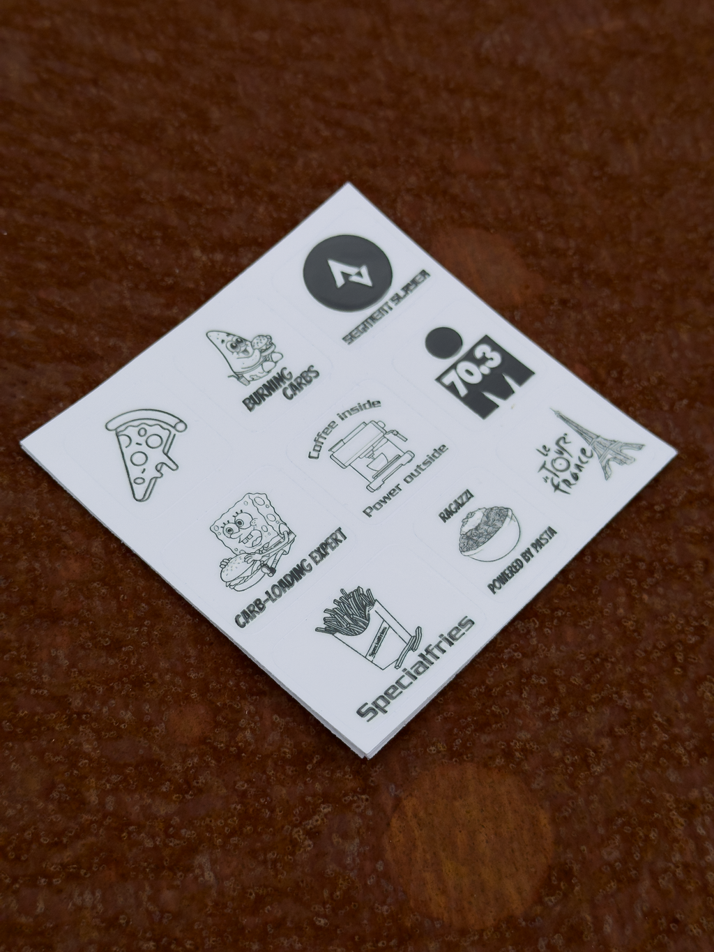 Transferstickerbogen „Ironman 70.3“