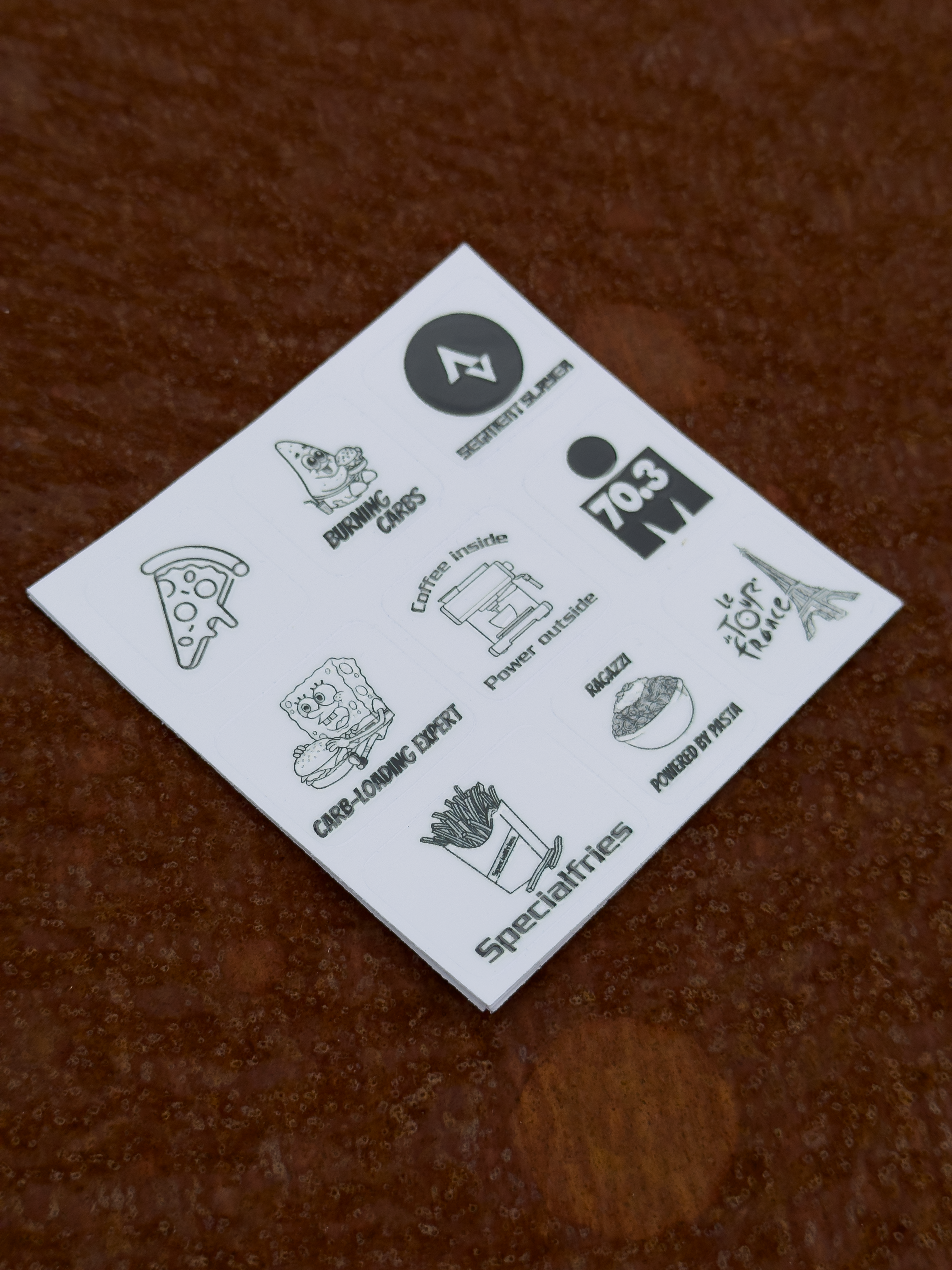 Transferstickerbogen „Ironman 70.3“